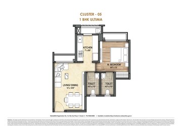  1 BHK Apartment at Runwal My City, Dombivli East – for Sale