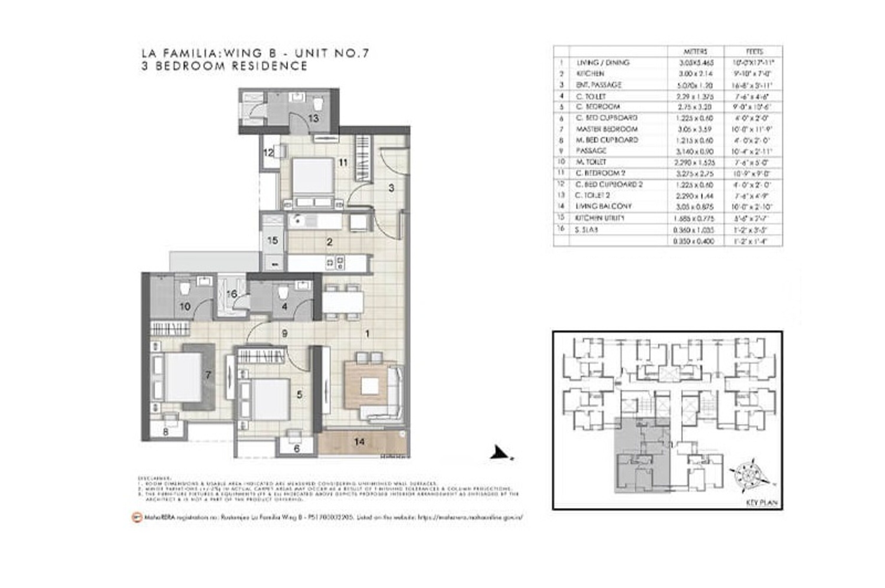  3 BHK Apartment at Rustomjee Uptown Urbania, Majiwada – for Sale