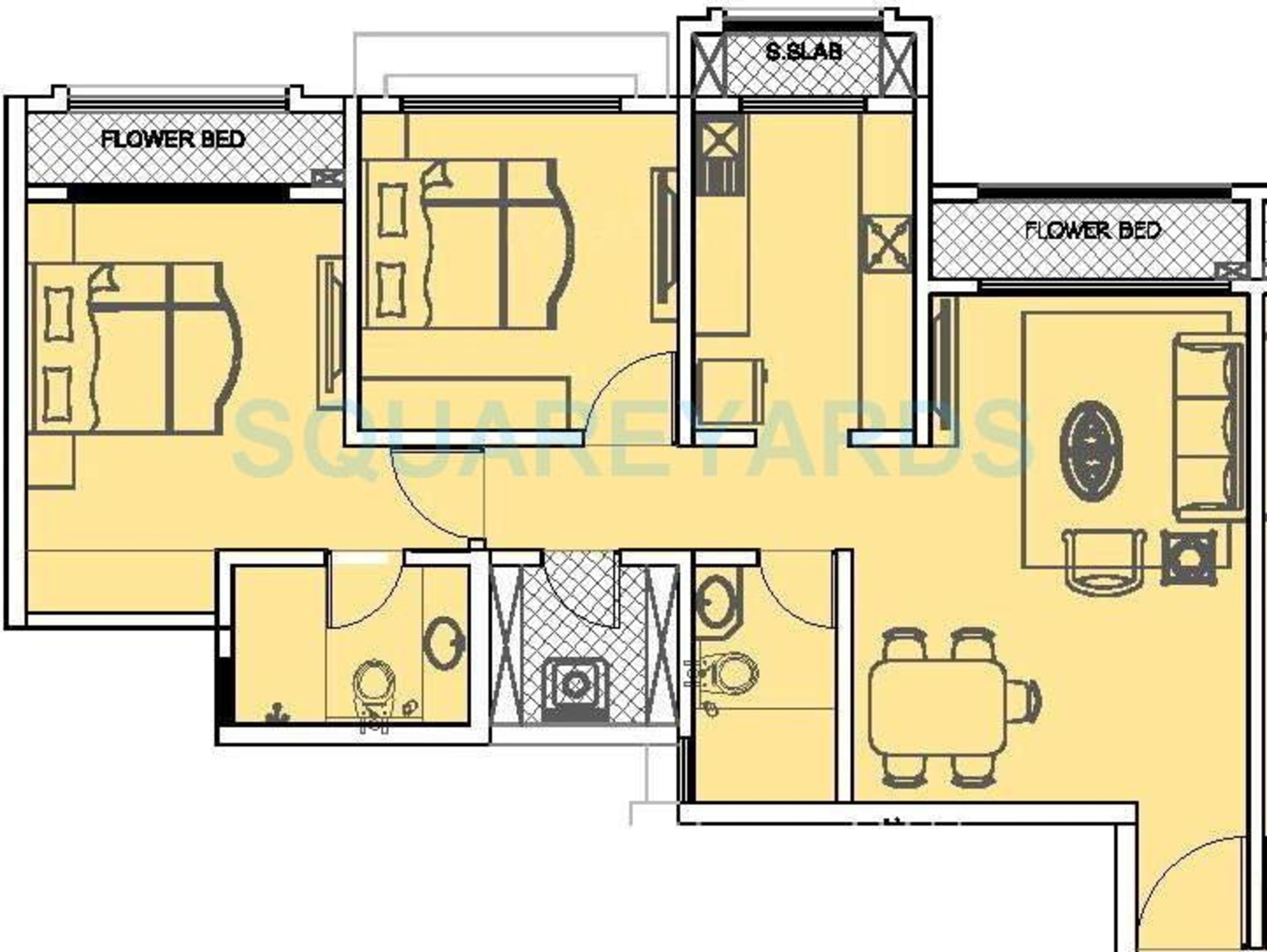 rustomjee urbania acura apartment 2bhk 1011sqft1