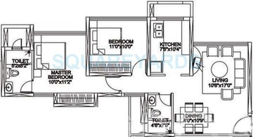  2 BHK Apartment at Rustomjee Urbania, Majiwada – for Rent
