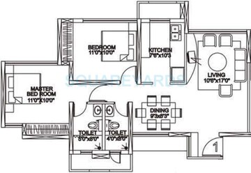  2 BHK Apartment at Rustomjee Urbania, Thane West – for Rent