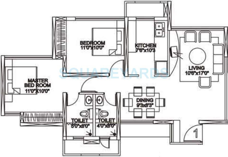 Other, rustomjee-urbania 2 Bedroom 1016 Sq.Ft. Apartment In Thane West Thane 9067654
