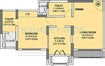 Rustomjee Urbania Atelier 1 BHK Layout