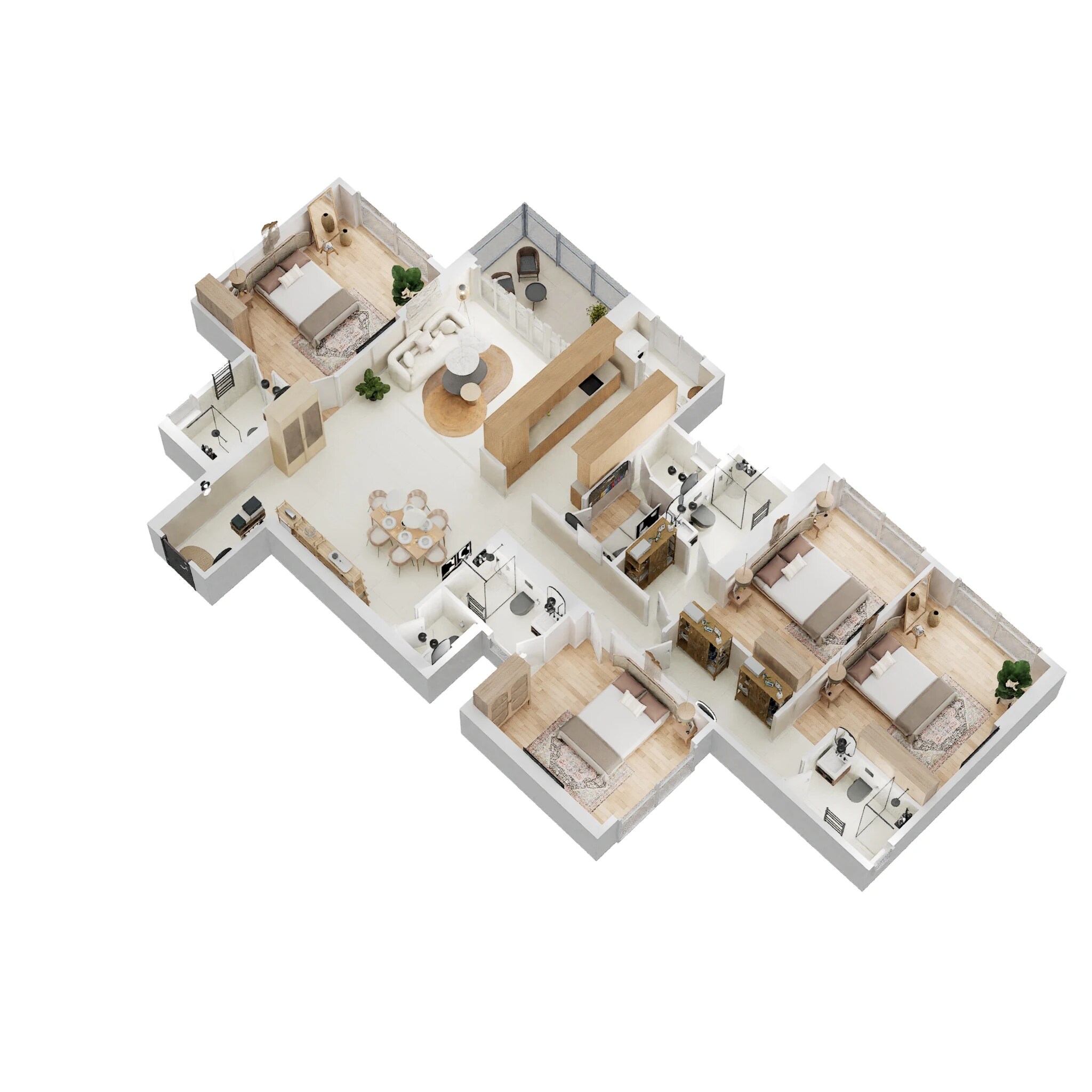 4 BHK 1760 Sq. Ft. Apartment