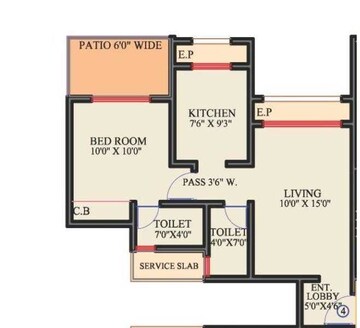 1 BHK Apartment at Rutu Riverview Classic, Kalyan West – for Sale