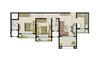 S K Imperial Heights 2 BHK Layout