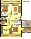 Sagar Om Savai Niketan 2 BHK Layout