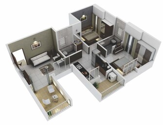 2 BHK Apartment For Resale in Sai Balaji Atlanta Eden World Gaibi Nagar Thane  7565922