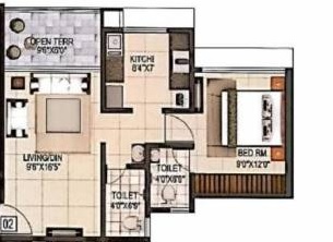 Sai Balaji Emerald 1 BHK Layout