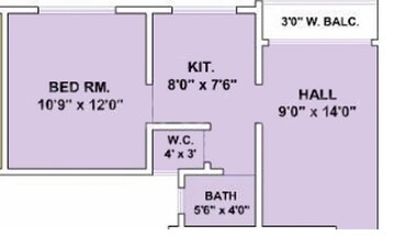  1 BHK Apartment at Sai Plaza Dombivli, Dombivli East – for Rent
