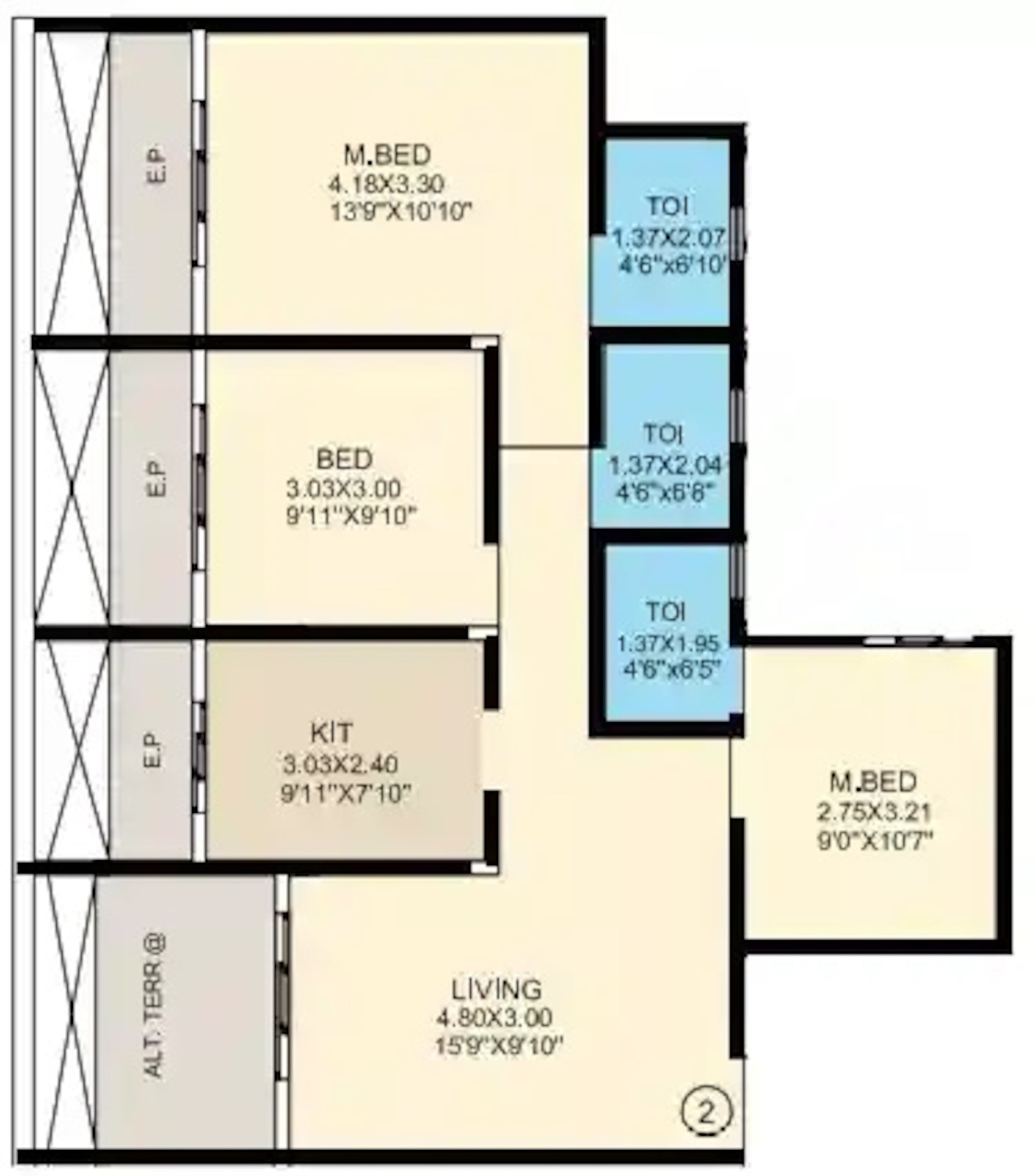 saiji marathe elenza apartment 3 bhk 962sqft 20231724151717