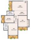 Salasar Aanand 2 BHK Layout
