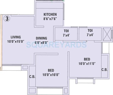  2 BHK Apartment at Sanghvi Hills, Ghodbunder Road – for Sale