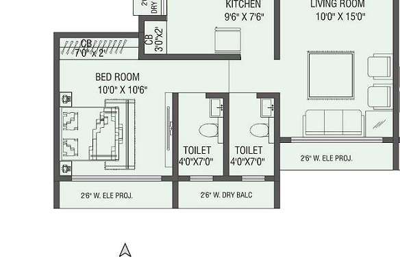 saptashree heights apartment 1 bhk 469sqft 20210525170559