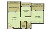 Shashwat Park Phase 1 Wing P 1 BHK Layout