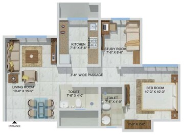  2 BHK Apartment at Sheth Zuri, Laxmi Nagar – for Sale