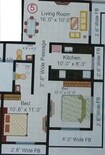 Shraddha Sai Solitaire 2 BHK Layout