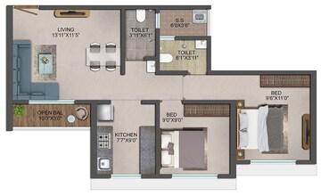  1 BHK Apartment at Shree Balaji Sarvoday, Thakurli – for Sale