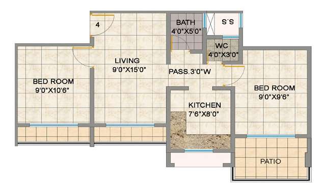 shree laxmi kailash homes apartment 2 bhk 554sqft 20211308111350