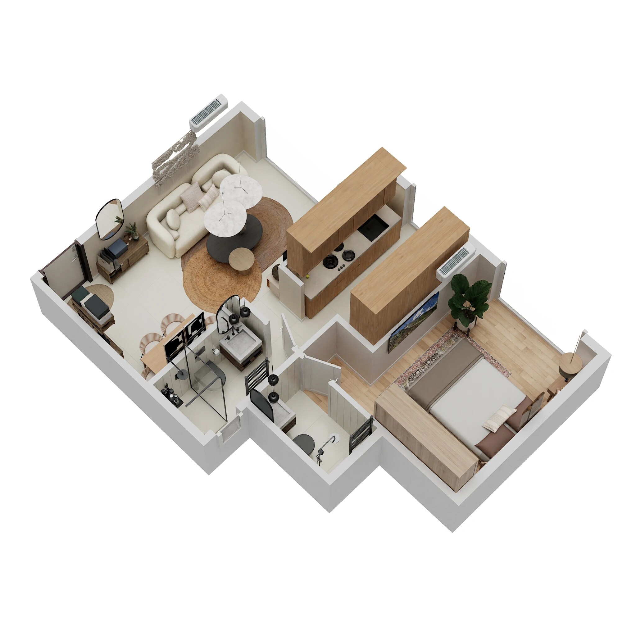 1 BHK 502 Sq. Ft. Apartment
