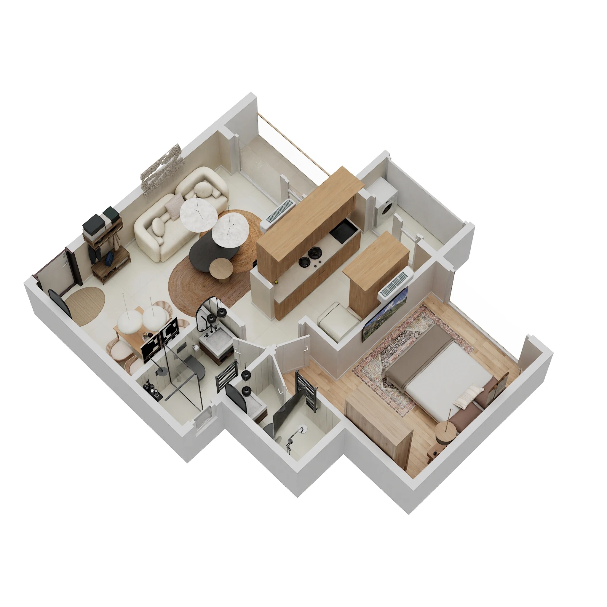 1 BHK 477 Sq. Ft. Apartment