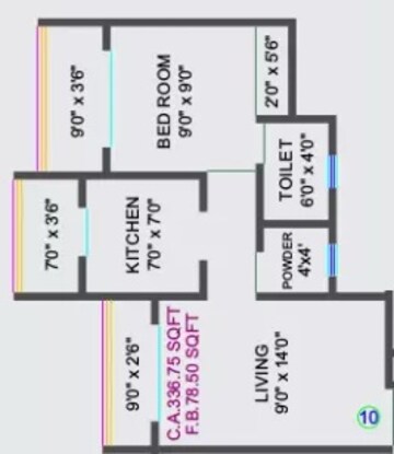  1 BHK Apartment at Shree Ostwal Horizon, Mira Road – for Rent