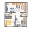 Shree Samarth Paradise 1 BHK Layout