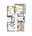 Shree Samarth Paradise 2 BHK Layout