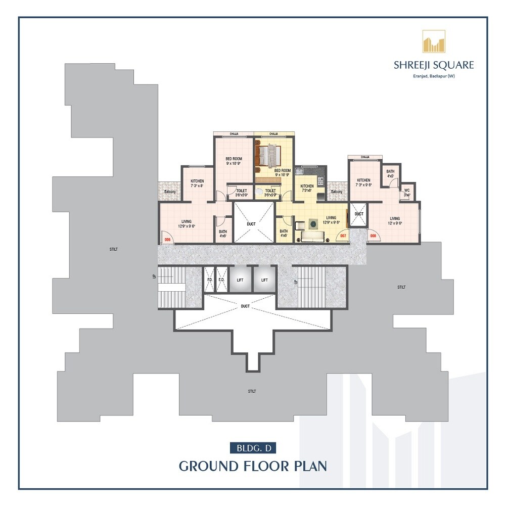 Other, shreeji-square 2 Bedroom 446 Sq.Ft. Apartment In Badlapur West Thane 9076722