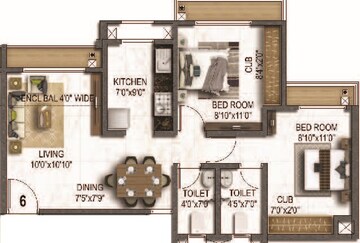  2 BHK Apartment at Siddharth Riverwood Park, Dombivli East – for Sale