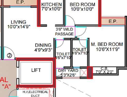 siddhi highland haven apartment 2 bhk 450sqft 20202503152501