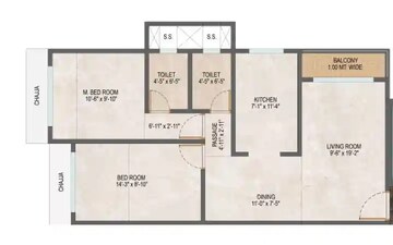  2 BHK Apartment at Siddhivinayak Kasturi Blossom, Kashimira – for Sale