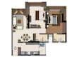 Sumit Woods Span Trident 2 BHK Layout