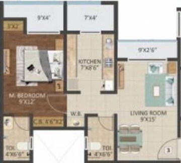  1 BHK Apartment at Swastik Heights Bhayander East, Bhayandar East – for Sale