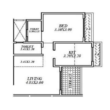  1 BHK Apartment at Tanna Mangeshi Dazzle III, Thakurli – for Rent
