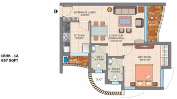  1 BHK Apartment at Tanvi Eminence, Mira Road – for Sale