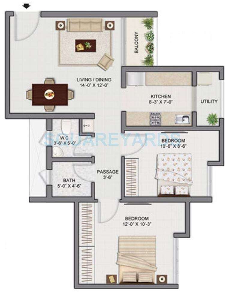 tata amantra apartment 2 bhk 612sqft 20210004160021