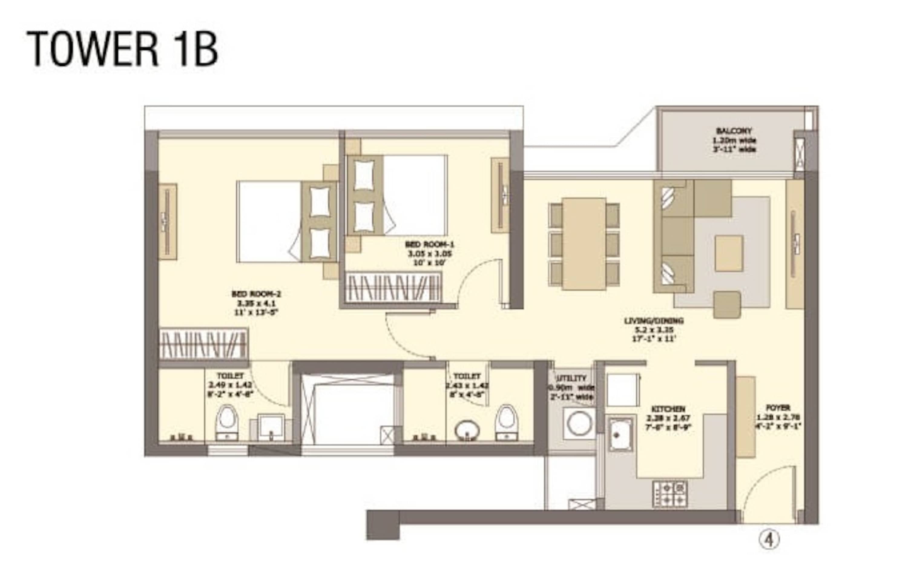 tata serein apartment 2 bhk 736sqft 20205910115919