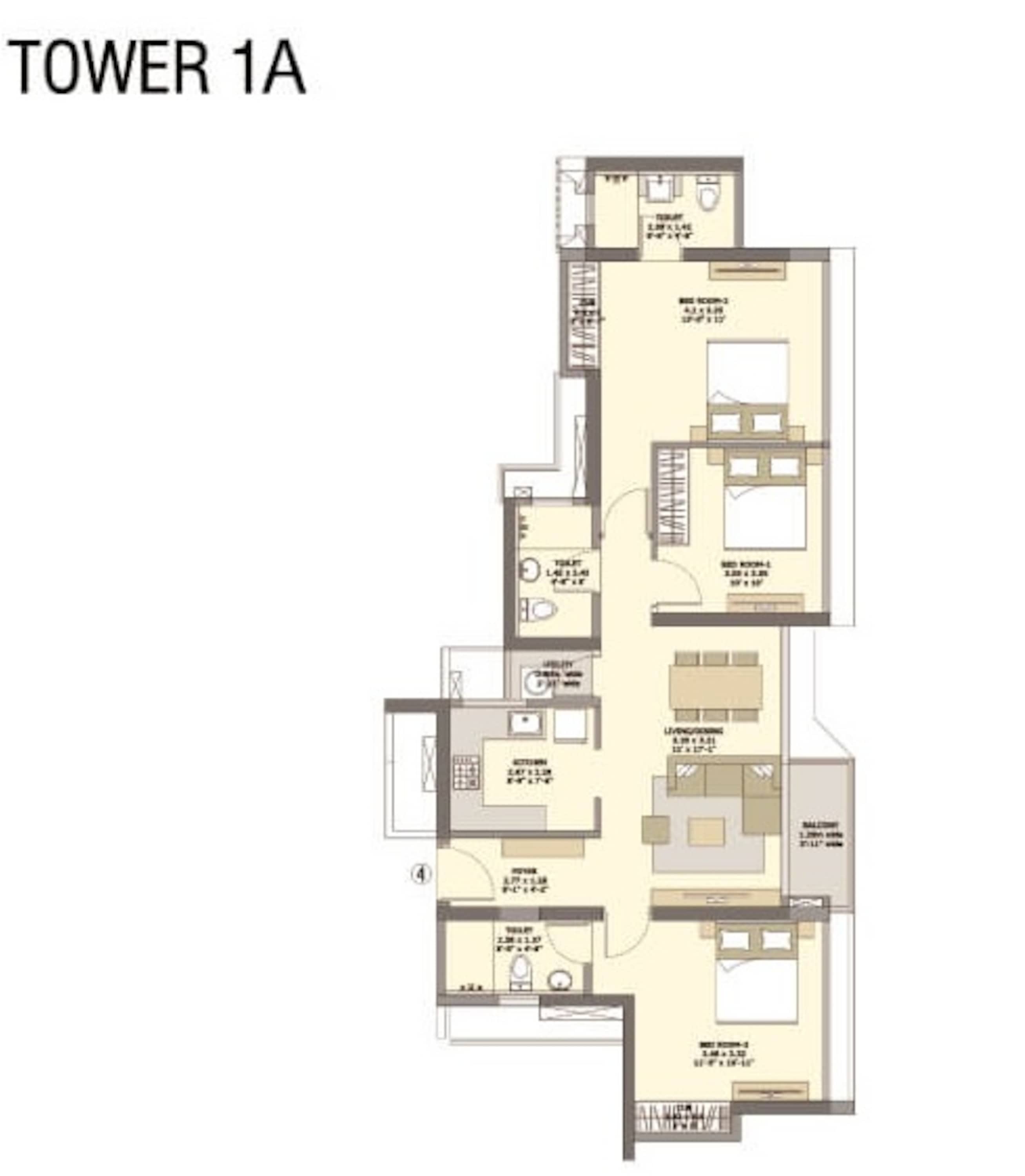 tata serein apartment 3 bhk 860sqft 20205610115641
