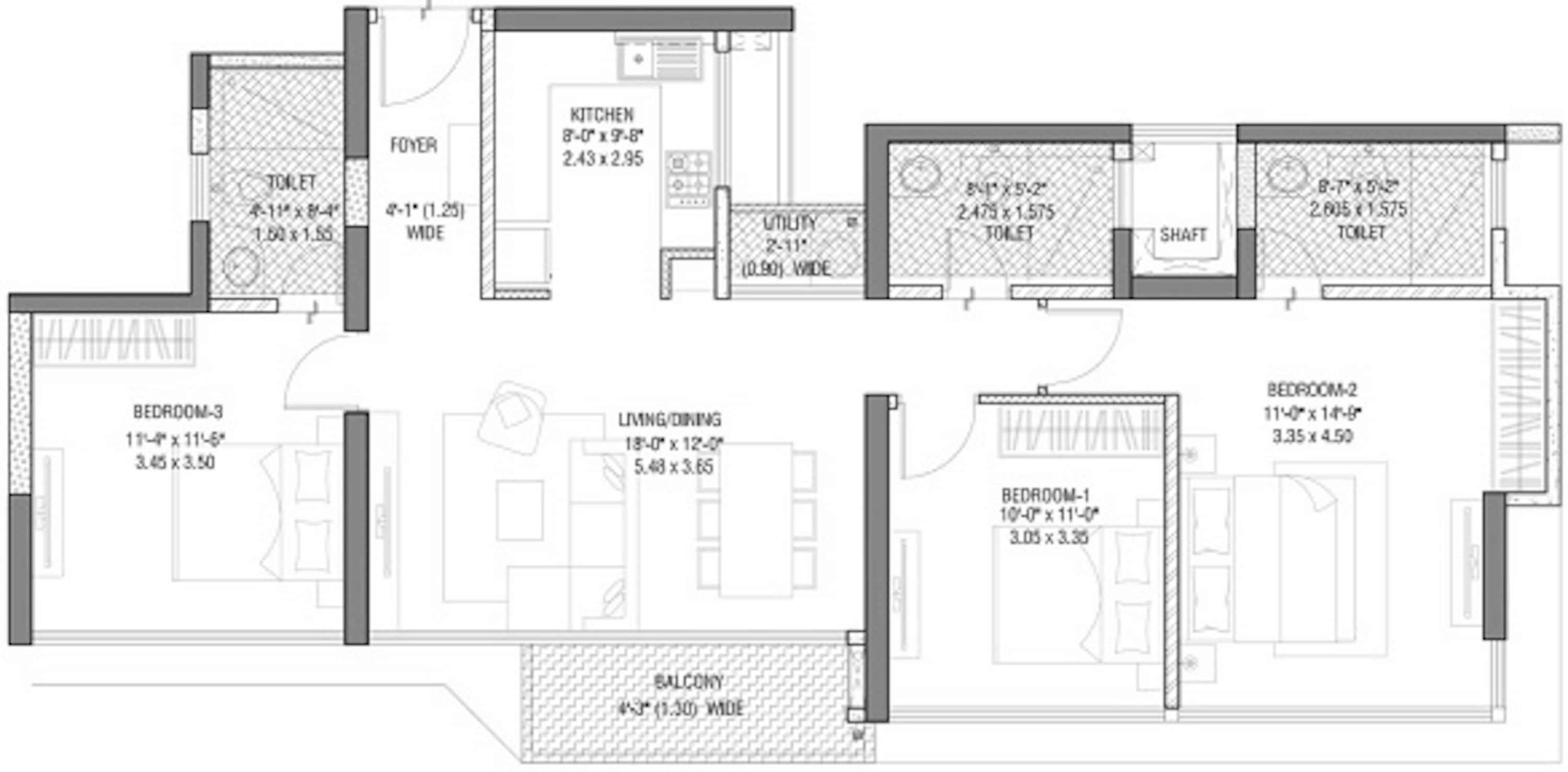 tata serein apartment 3 bhk 933sqft 20210204170223