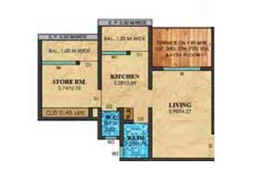 tharwani vedant imperial apartment apartment 1 bhk 335sqft 20232911012928