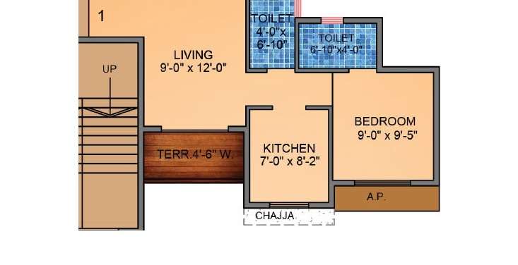 tharwani vedant millenia apartment 1 bhk 335sqft 20222517172539