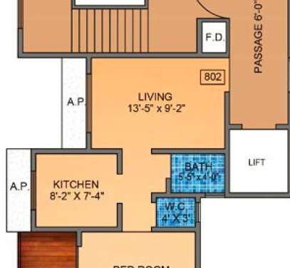 tharwani vedant nakshatra apartment 1 bhk 391sqft 20233130123123
