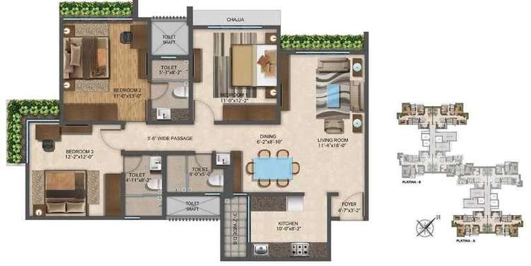 the wadhwa platina apartment 3 bhk 898sqft 20221804131820