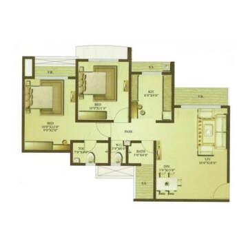  2 BHK Apartment at Unique Poonam Estate, Mira Road – for Sale