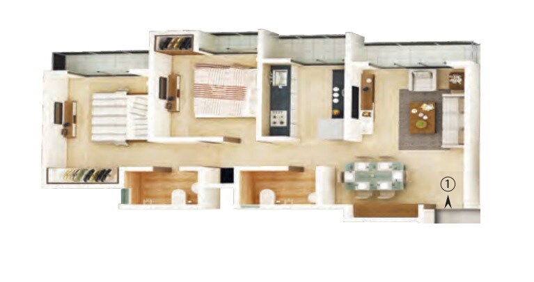 Other, unique-shanti-skyline-2 2 Bedroom 573 Sq.Ft. Apartment In Mira Road Thane 9541913