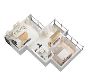 1 BHK 342 Sq. Ft. Apartment in Vihang Atharva