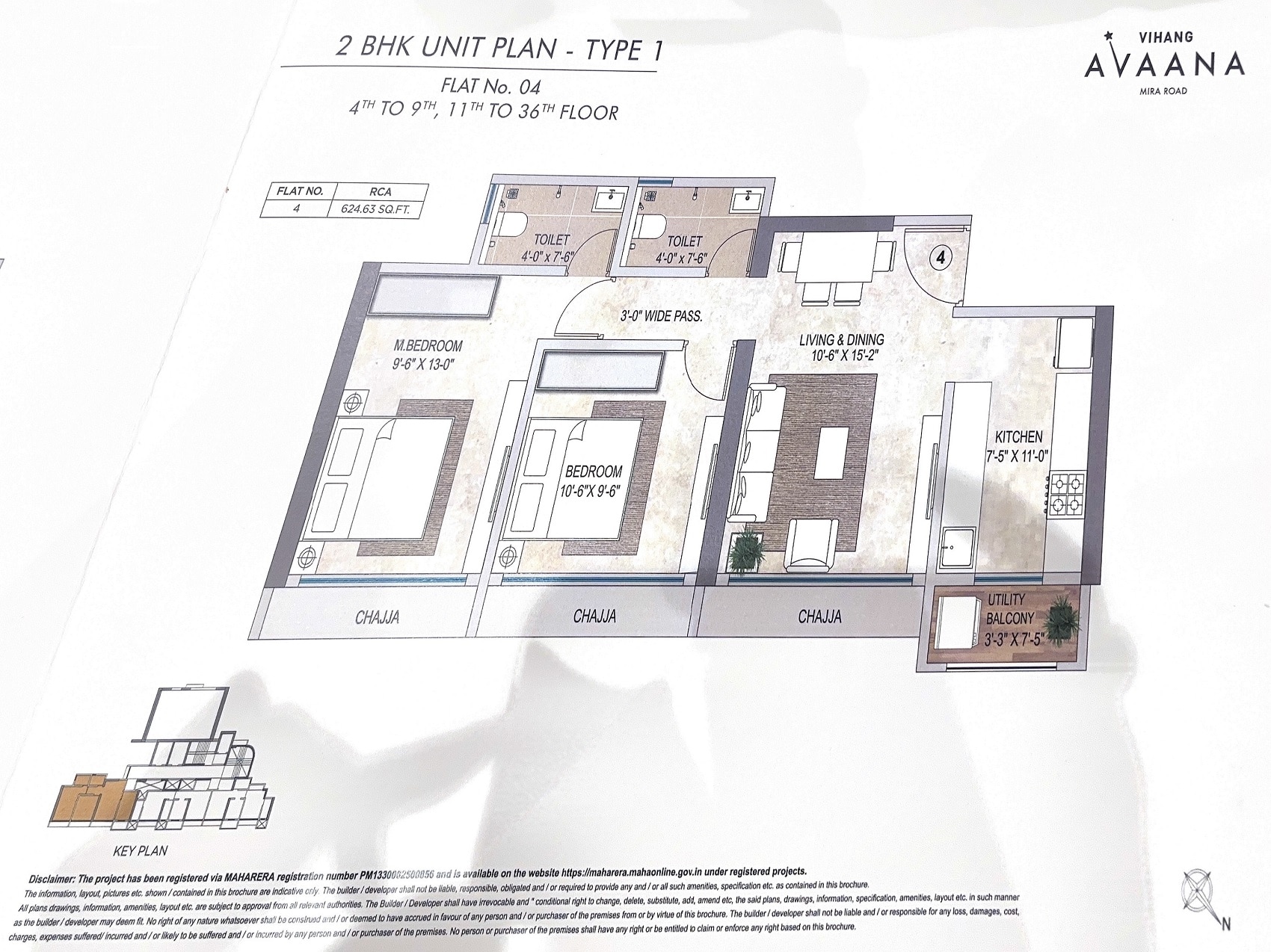 Other, vihang-avaana 2 Bedroom 624 Sq.Ft. Apartment In Mira Road Thane 9530090