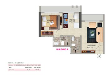  1 BHK Apartment at Vihang Marina, Ghodbunder Road – for Sale