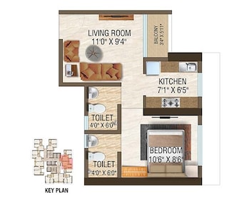 1 BHK Apartment For Resale in Vihang Nova Ghodbunder Road Thane  6781997